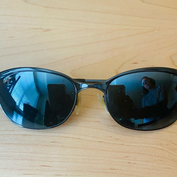 maui jim wire frame sunglasses